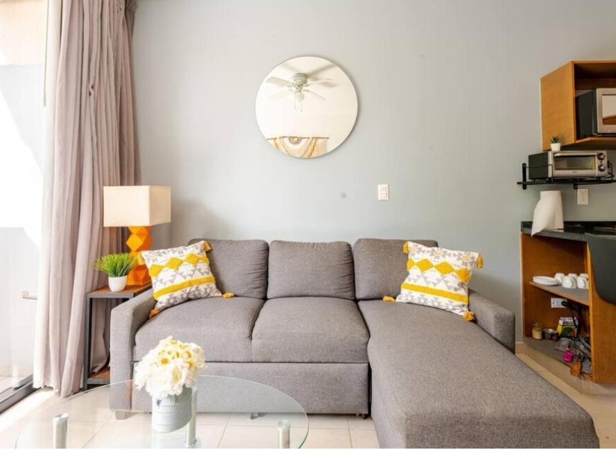 Modern 1 Bedroom Suite By Beach Great Location! Пуэрто-Морелос Экстерьер фото