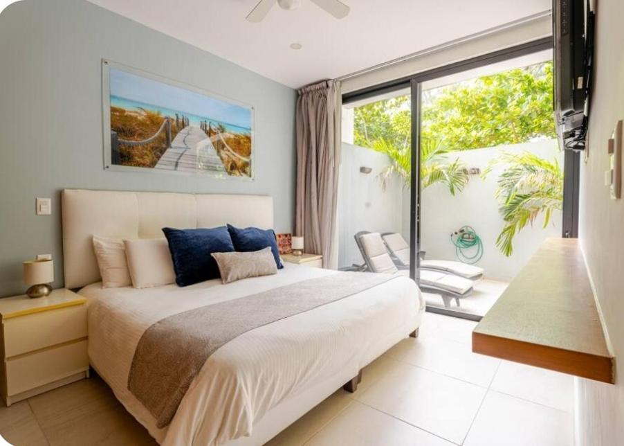 Modern 1 Bedroom Suite By Beach Great Location! Пуэрто-Морелос Экстерьер фото
